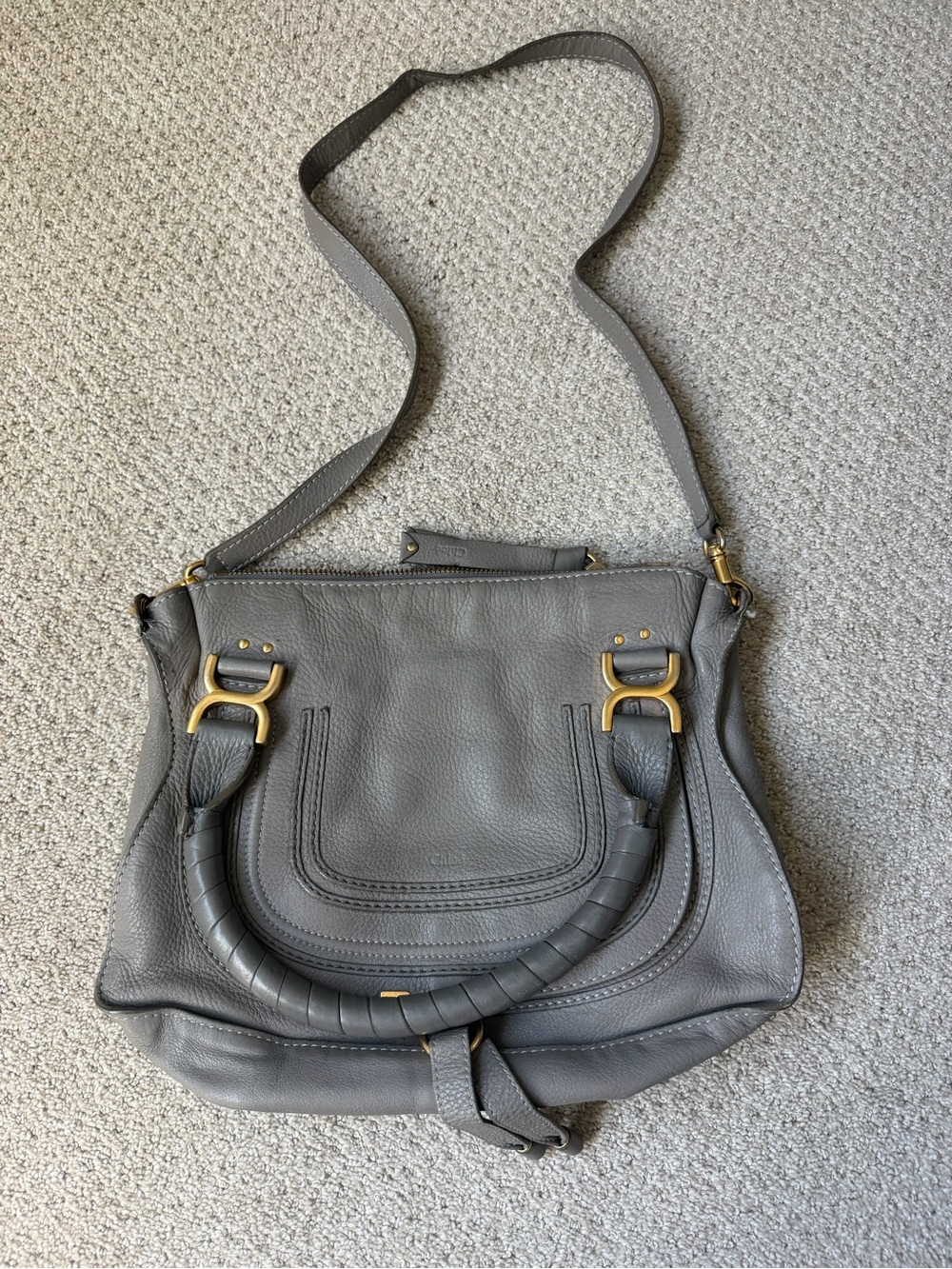 Chloe Marcie Bag - grey